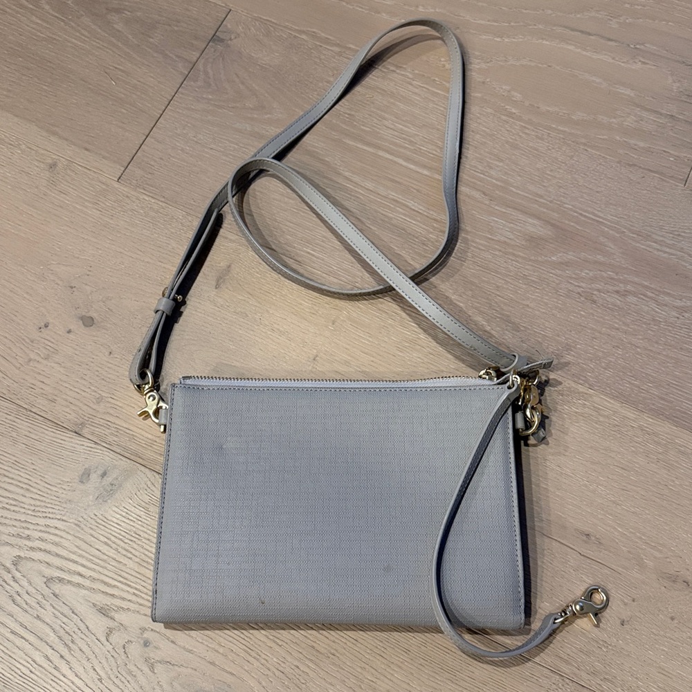 Dagne Dover Leather Crossbody Wallet